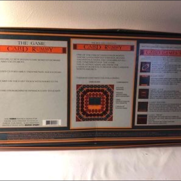 Rare 1990’s card rummy 400 board game with VHS instructional video - Picture 2 of 3